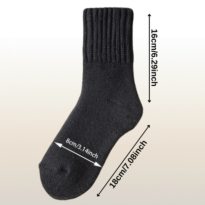RELVANZO Women's Casual Soft Comfy Warm Socks for Fall & Winter
